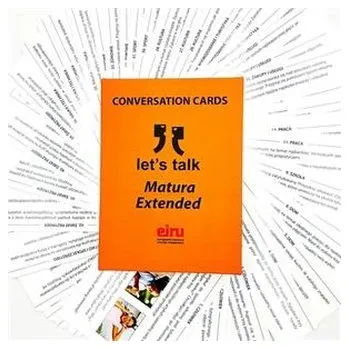 Anglický jazyk Karty Konwersacyjne - Let's talk - MATURA EXTENDED
