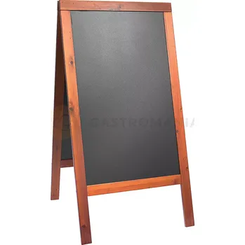 Informační tabule dřevěná 680x1200 mm, černá | CONTACTO, 7696/122