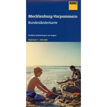 ADAC BundesländerKarte Deutschland Blatt 2 Mecklenburg-Vorpommern 1:300 000