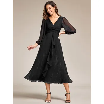 Dámské šaty Ever Pretty společenské šaty černé 1977 Velikost: 7XL / 54 / 22 / 26