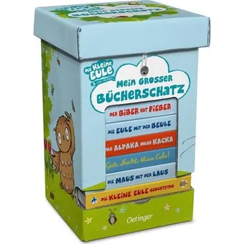 První čtění Die kleine Eule. Mein großer Bücherschatz - Weber, Susanne