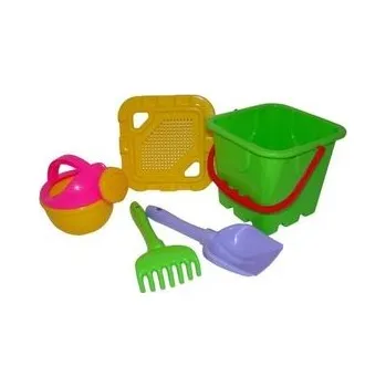 Hračka na písek Sada na písek č. 284: Kbelíček - tvar pevnost, velký: /+1