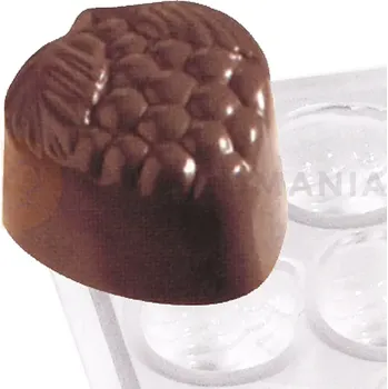 Výrobník cukrové vaty Polykarbonátová podložka na čokoládu, jahoda | CONTACTO, 6751/010