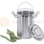 Hrnec s vložkou na vaření chřestu z nerezové oceli 4,5 l | CONTACTO, 6602/160
