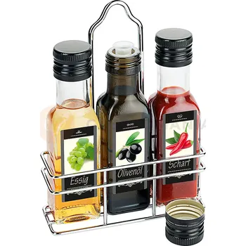 Servírovací stolek Košík a 3 láhvičky s objemem 100 ml | CONTACTO, 2728/103