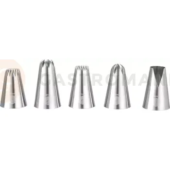 Zdobicí špička do cukrářského sáčku - sada pro květiny a lístky | HENDI, 551202