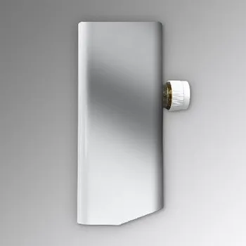 Ventil Zehnder Příslušenství - Připojovací armatura Yucca, s dlouhou krytkou, chrom 976038