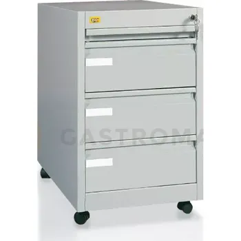 Zahradní skříň Zásuvkový kontejner na kolečkách, 4 zásuvky | KART-MAP, KB/4