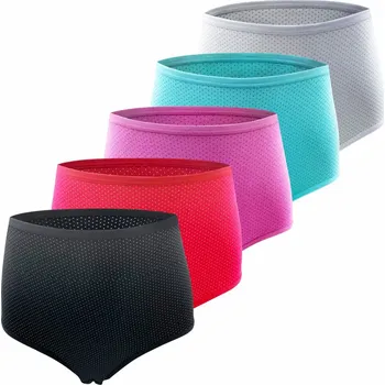 Kalhotky FANNIFEN Dámské kalhotky pro plné tvary RM0016 - 3 ks v balení Barva: Mix, Velikost: 4XL