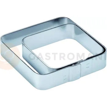 Čokoládová tyčinka Cukrářská hladká formička - čtverec - 7x7x2 cm | PAVONI, X01