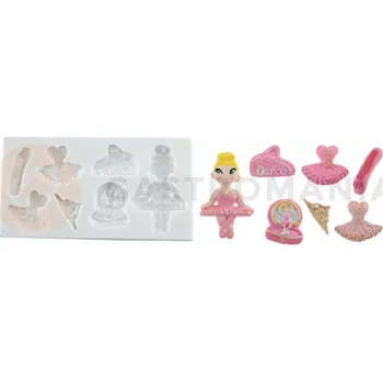 Kuchyňská sůl Forma na cukrovou hmotu SLK 1017 - tanec, 170x90x15 mm | SILIKOMART, SLK1000 Dancer