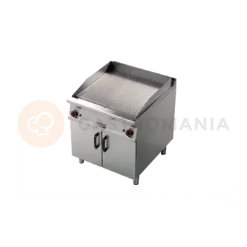 Kuchyňský gril Plynová grilovací deska hladká chrom 18 kW | RM GASTRO, FTL 98 GS
