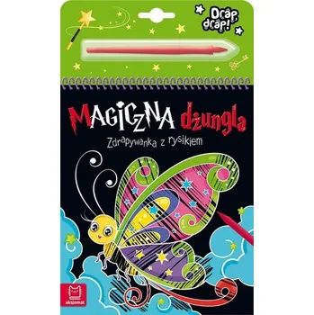 Set školních potřeb Magiczna dżungla. Zdrapywanka z rysikiem