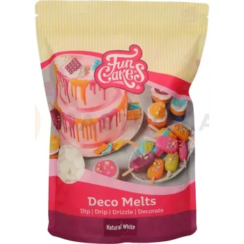 Čokoláda Dekorační poleva Deco Melts 1kg, bílá | FUNCAKES, F25200
