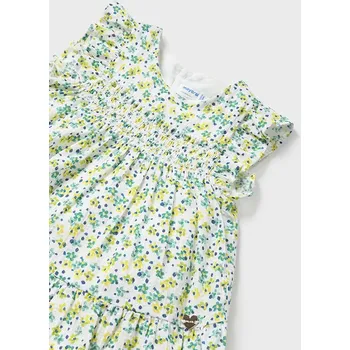 Dětská móda Mayoral letní tunika, šaty 1102 zelené Rozměr: 18 měsíců, 86 cm