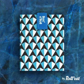 Svačinový box Roll´eat Boc'n'Roll-Tiles Blue