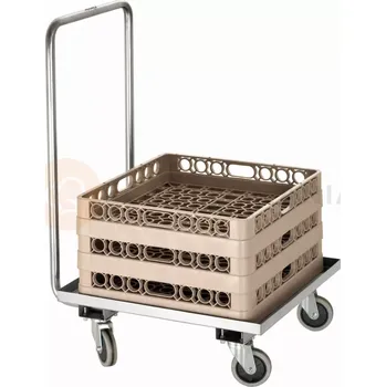 Kancelářský vozík Vozík na koše na příbory TGS100 515x640x925 mm | BARTSCHER, 300143