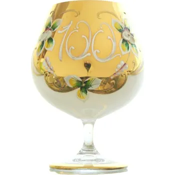 Sklenice Výroční sklenice Natálie na koňak 100 let - Opál