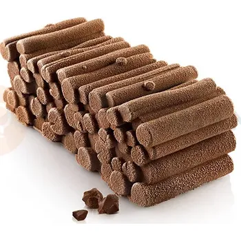 Výroba svíčky Sada forem na moučníky a dezerty - dřevěné klacky 1100 ml, 240x100x82 mm | SILIKOMART, Kit Woody 1100