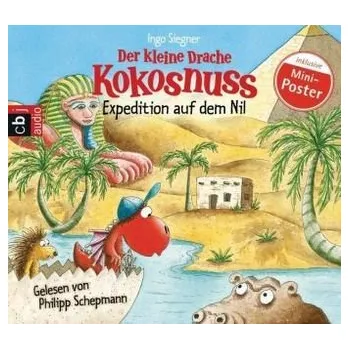 První čtění Der kleine Drache Kokosnuss - Expedition auf dem Nil, 1 Audio-CD - Siegner, Ingo
