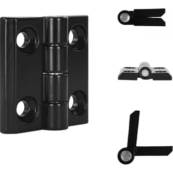 pant Onpira Černý dveřní pant celokovový 270° Rozměr: 40x30 mm