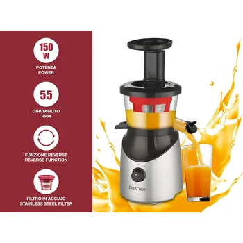 Odšťavňovač Beper 90421 odšťavňovač Slow Juicer, 150W