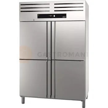 Mrazící skříň 1400 l GN 2/1, čtyřdveřová, 1318x842x2040 mm, Green Line | ASBER, GCNZ-1404