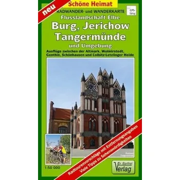 Doktor Barthel Karte Radwander- und Wanderkarte Flusslandschaft Elbe, Burg, Jerichow, Tangermünde und Umgebung