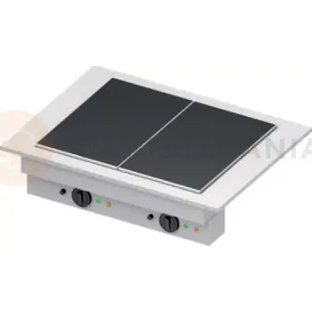 Výdejník vody Ohřívací keramická deska 2xGN 1/1, vrchní deska z nerezové oceli, 830x620x390 mm | STALGAST, ST 318