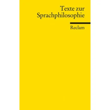 Texte zur Sprachphilosophie - Pfister, Jonas