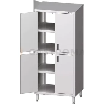 Zahradní skříň Průchozí skříň s křídlovými dvířky a rozdělenou komorou 700x600x1800 mm | STALGAST, 981586070