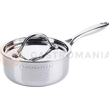 Pánev Rendlík na omáčky z nerezové oceli s poklicí, průměr 160 mm, 1,4 l | CONTACTO, 2808/160