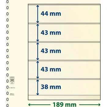 Obal pro sběratelský předmět Lindner 802512 - 5 kapes (38 mm) Velikost balení: 1 ks