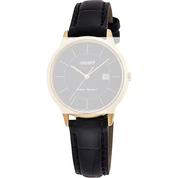 Řemínek na hodinky Kožený řemínek Orient UL00F011G0 14mm (pro model RF-QA00), černý