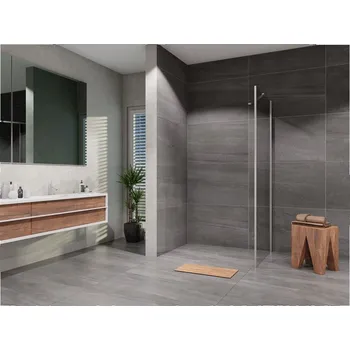 Sprchová stěna Brix 900 mm, sklo čiré, profil chrom, Lansanit LAN05023