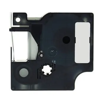 Pásek do tiskárny Kompatibilní páska s Dymo 18443, 9mm x 5, 5m černý tisk / bílý podklad, vinyl