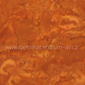 Hoffman 3018-398 bali batika oranžová bavlněná látka patchwork