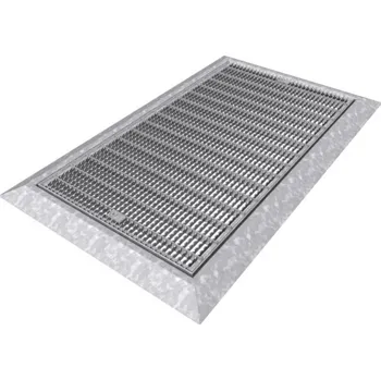 Rohožka Kovová čistící rohožka na podlahu 60x120cm