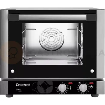 Konvekční pečící trouba elektrická 3x GN1/2/ 340x240 mm, manuální ovládání, 500x550x455 mm | STALGAST, ShopCook