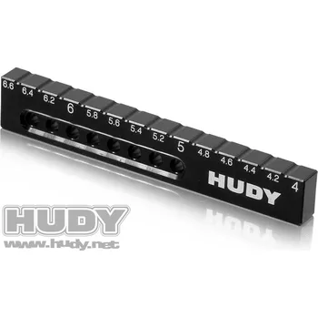 RC model auta HUDY Ultra-Fine Chassis Droop Gauge 4.0-6.6mm