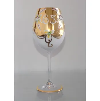 Sklenice Výroční sklenička Natálie II. 65 let opál