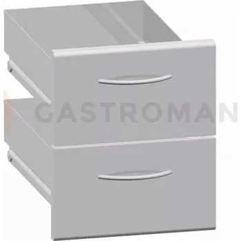 Blok Souprava 2 zásuvek série 700, 395x660x455 mm | BARTSCHER, 284401