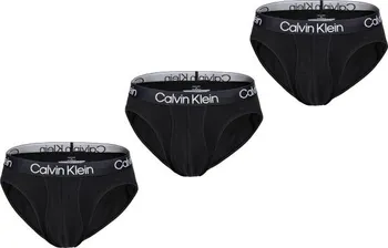 Sada pánského spodního prádla Calvin Klein Hip Brief 000NB2969A černé 3 ks