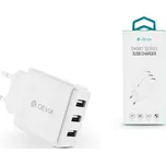 DEVIA nabíječka do sítě SMART 3xUSB