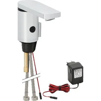 Vodovodní baterie Geberit Public - Elektronická umyvadlová baterie, se směšovačem a přepínačem, napájení ze sítě, pochromovaná lesklá 116.156.21.1