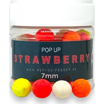 Boilies Plovoucí Boilies Fluo Method Feeder Fans 7mm 50ml Varianta: POP UP FLUO JAHODA 7MM 50ML