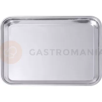 Tác z nerezové oceli 365x280x20 mm | CONTACTO, 51/370