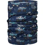 Multifunkční nákrčník Dráče - vzor 125, petrol, žralok Barva: Modrá tmavě, Velikost: M