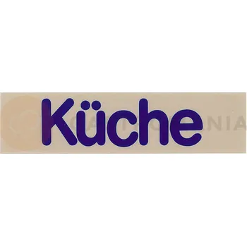 Informační tabulka Tabulka "Küche" | CONTACTO, 7673/002