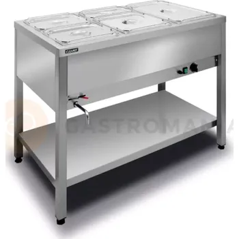 Výdejník vody Volněstojící vodní lázeň, 3x GN 1/1 200 mm | LOZAMET, BWW.3GN